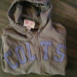 Mens 47 brand colts zip up